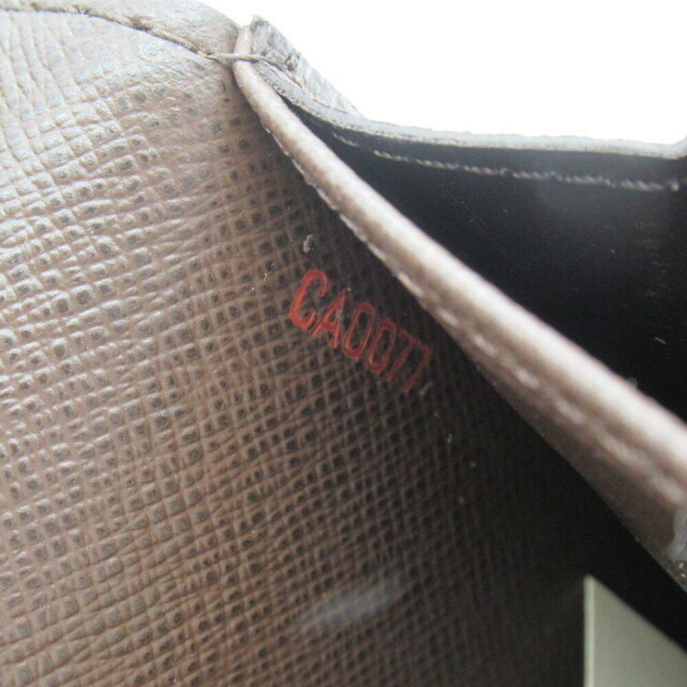 Louis Vuitton Sarah Portefeuille Wallet Bifold Canvas Damier Leather Brown - Picture 8 of 10